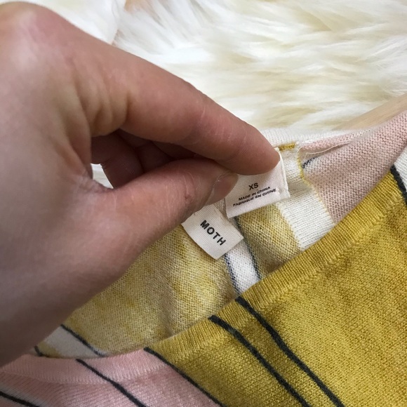 MOTH Anthropology Patterned Top- XS - Picture 4 of 6